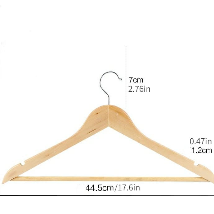 Wooden hangers
Set of 2pcs