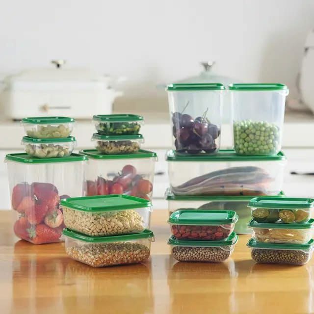 17pcs food storage boxes with lids