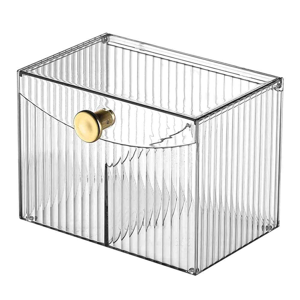 2 compartment Acrylic storage box