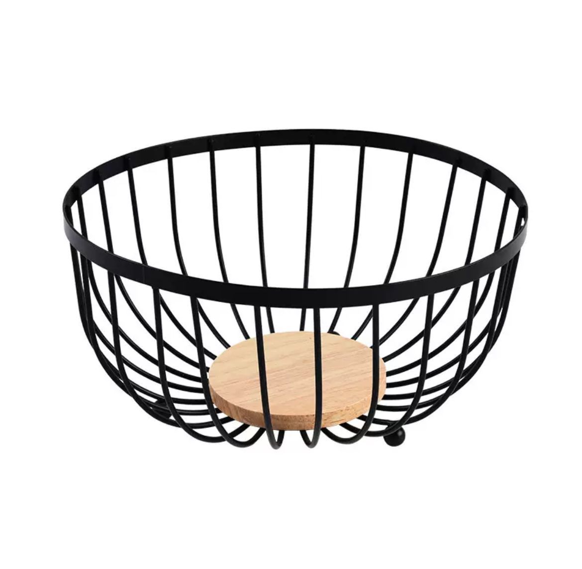 Quality heavy fruit basket with Bamboo.