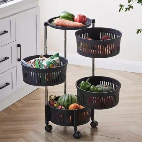 4-tier generic vegetable and fruit storage rack
