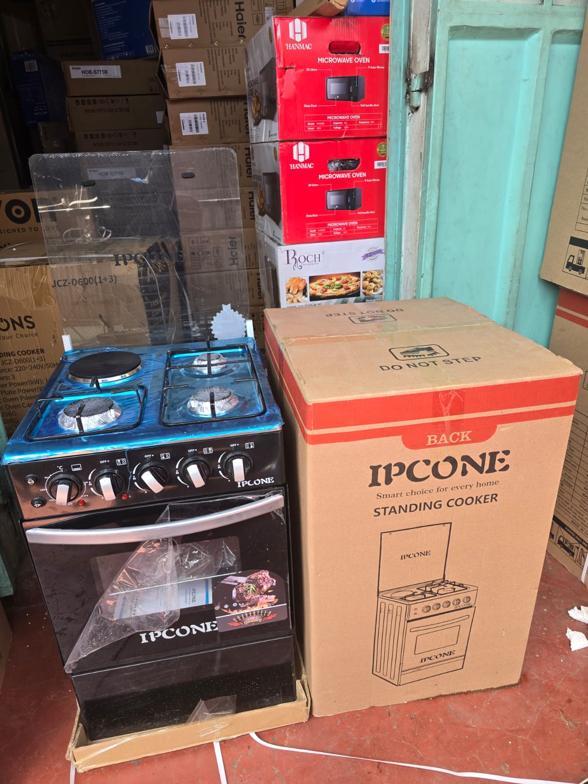 50*55 Ipcone 3+1 standing cooker with electric oven