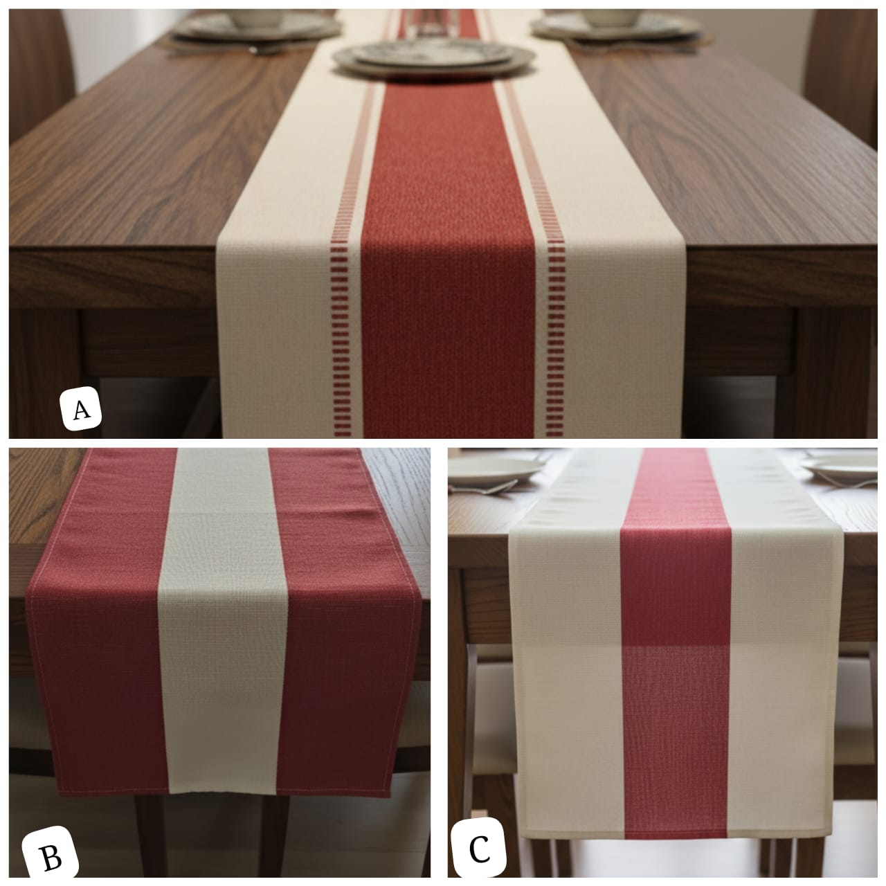 Extra Long 275cm Everyday/ Christmas Table Runners