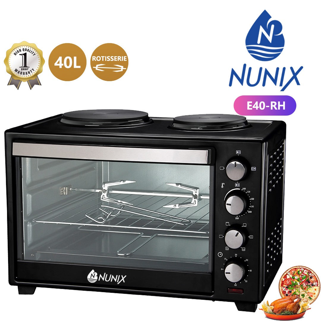 Oven with Double Hot Plate, model E40-RH