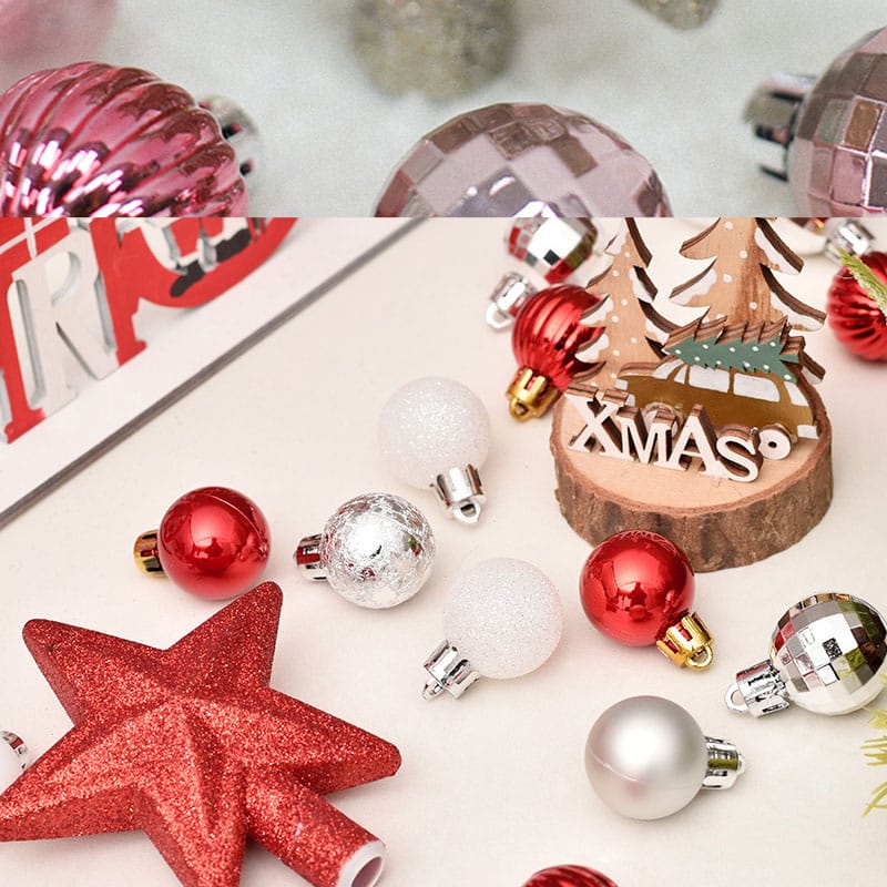 30pcs Xmas ball set and star