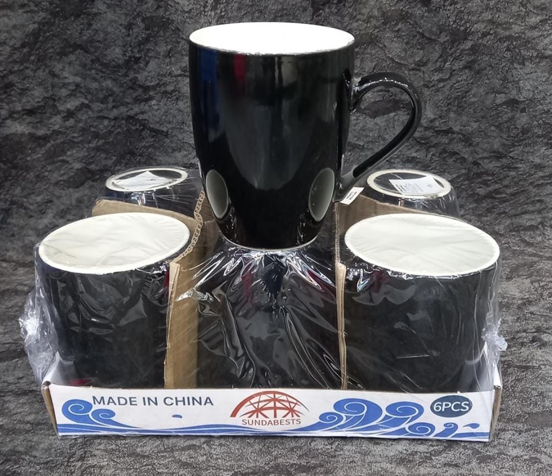 Black themed Ceramic cups