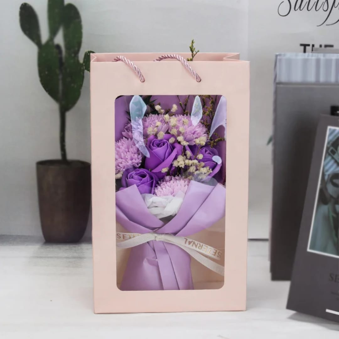 Scented Flower Bouquet Valentines Day Gift Anniversary Gift