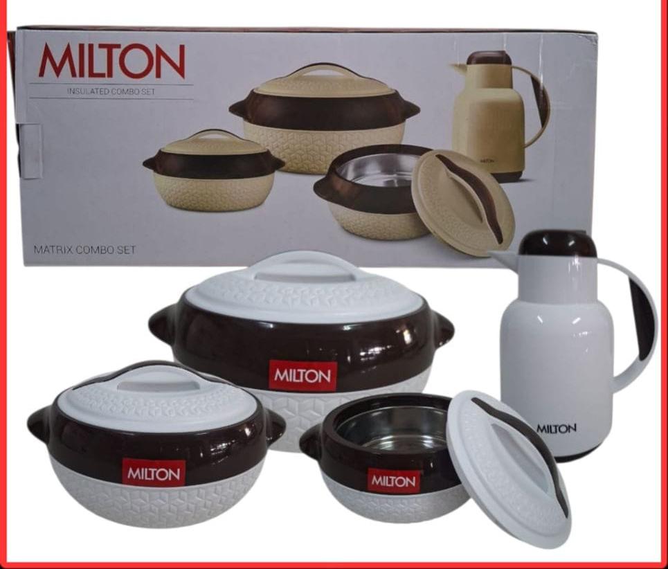 PLASTIC DESIGNER HOTPOT MILTON - MATRIX COMBO SET