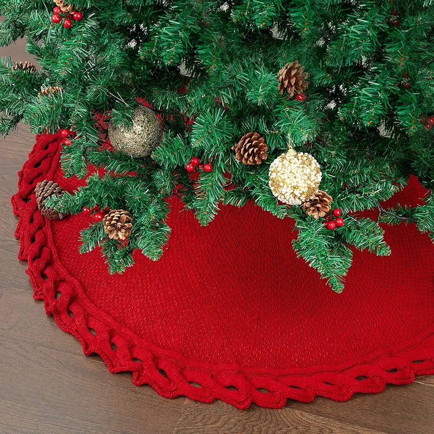 Knitted christmas skirt