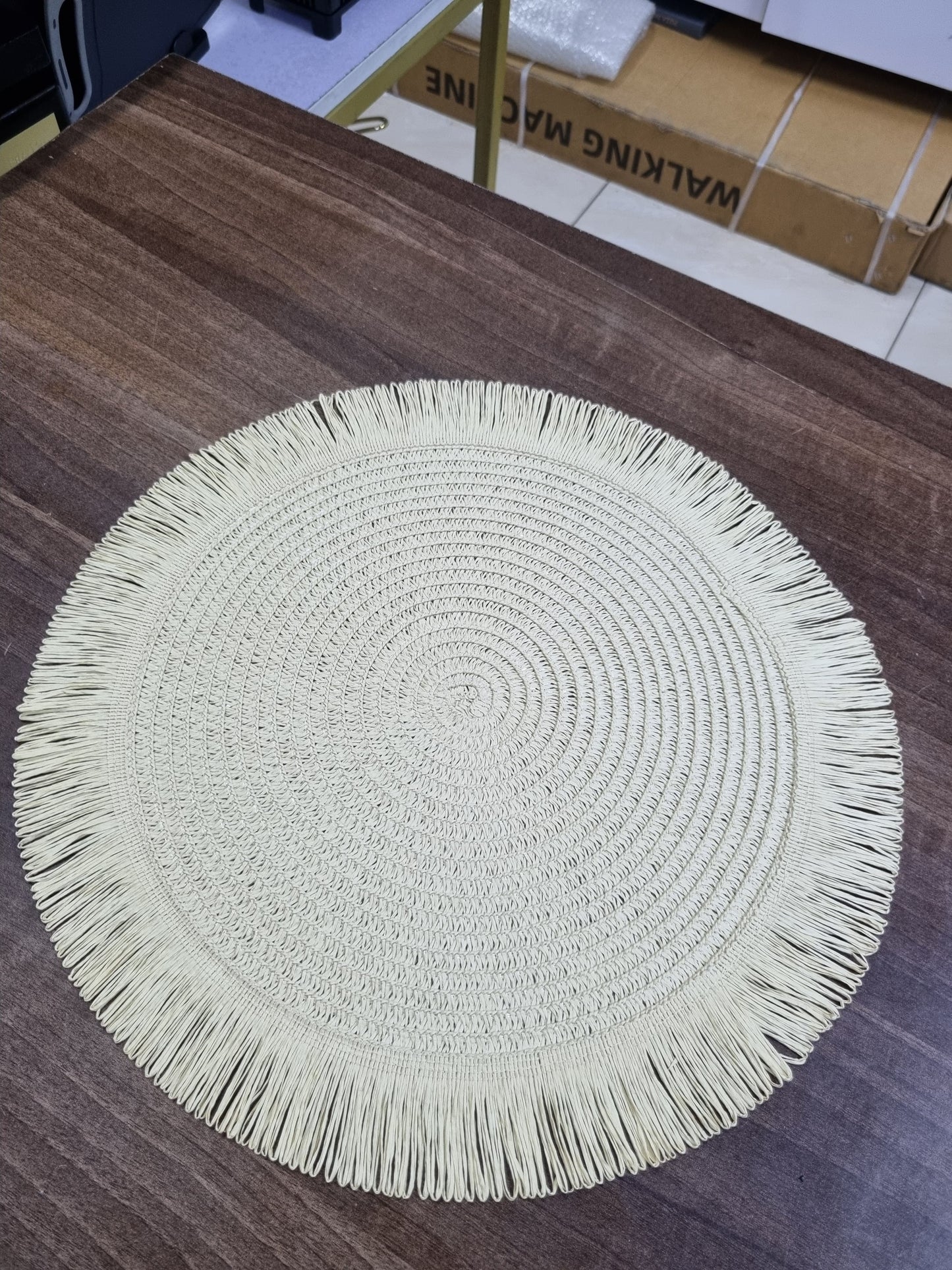 Round Elegant Braided table mats.