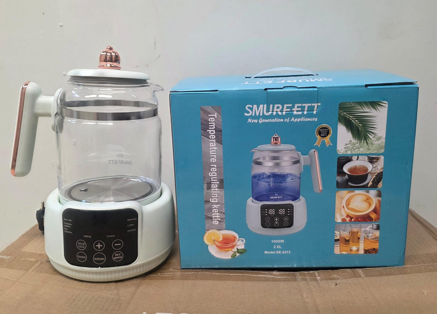 SMURFFET Temperature regulating kettle