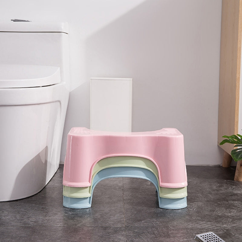 Squatty footrest stool