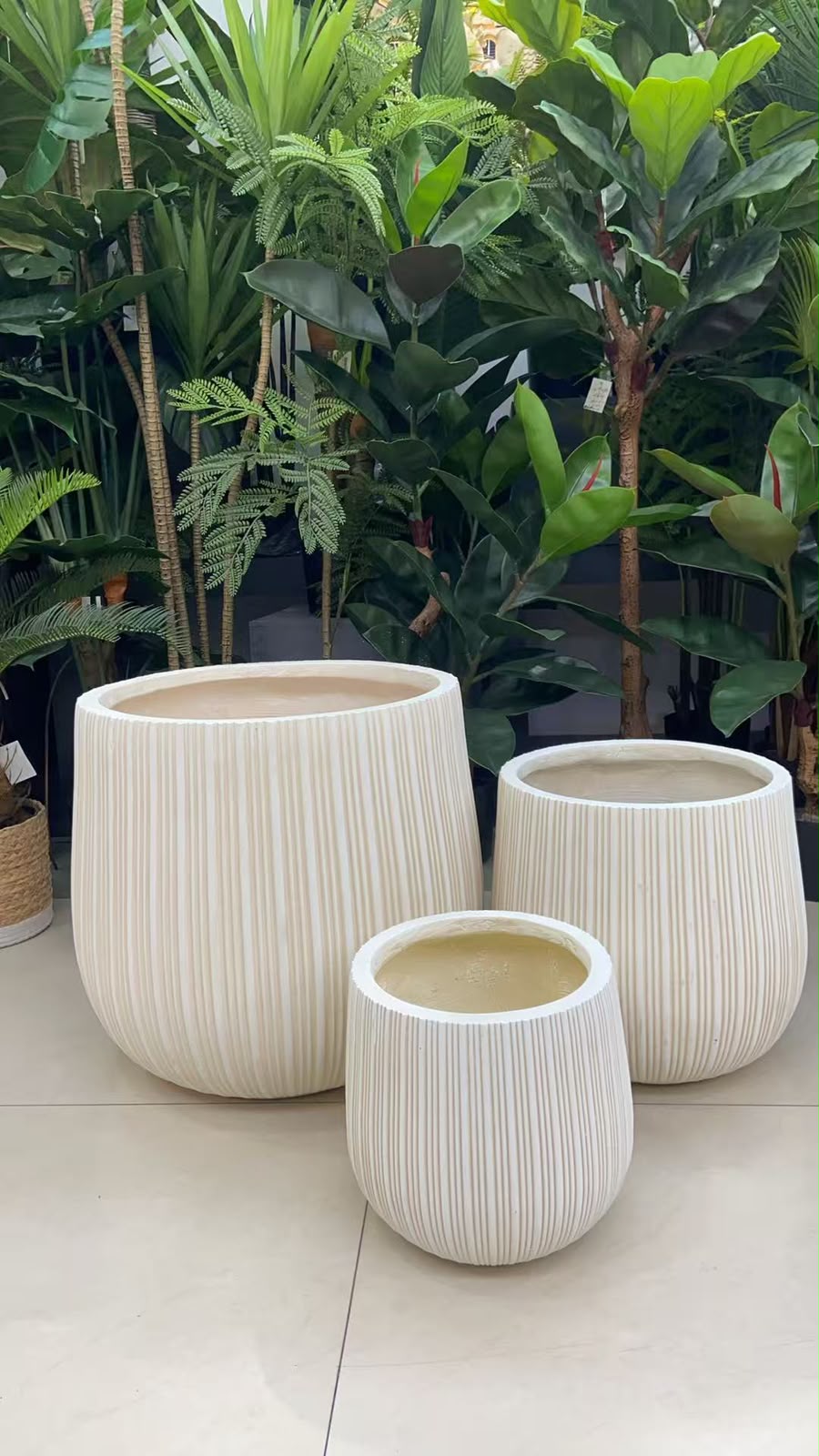 Luxury concrete planters