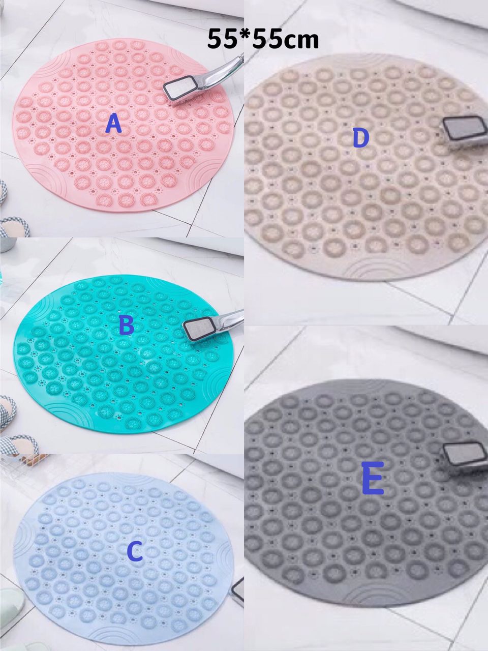 Round anti slip mats