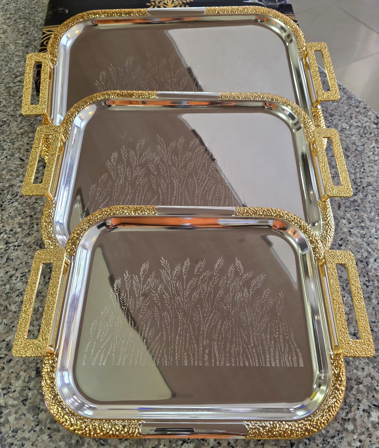 Home Decor Elegant serving Trays.