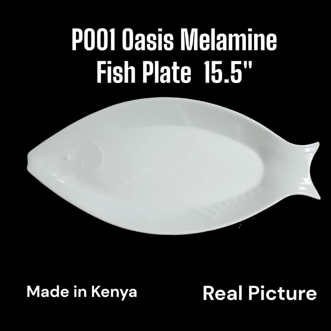 Oasis Melamine Fish Plate