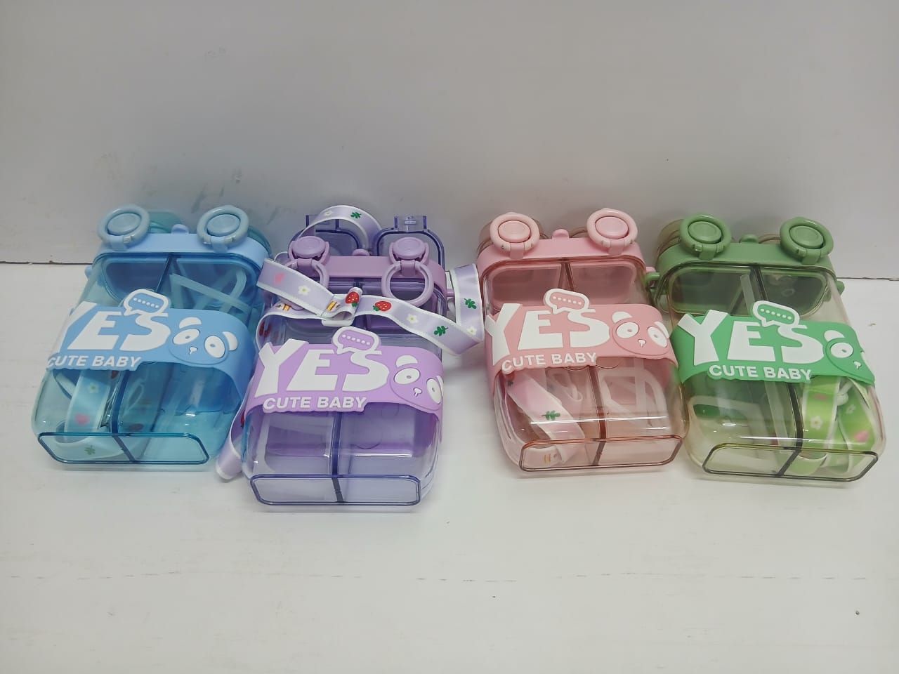 2 in 1 cartoon themed kids water bottle