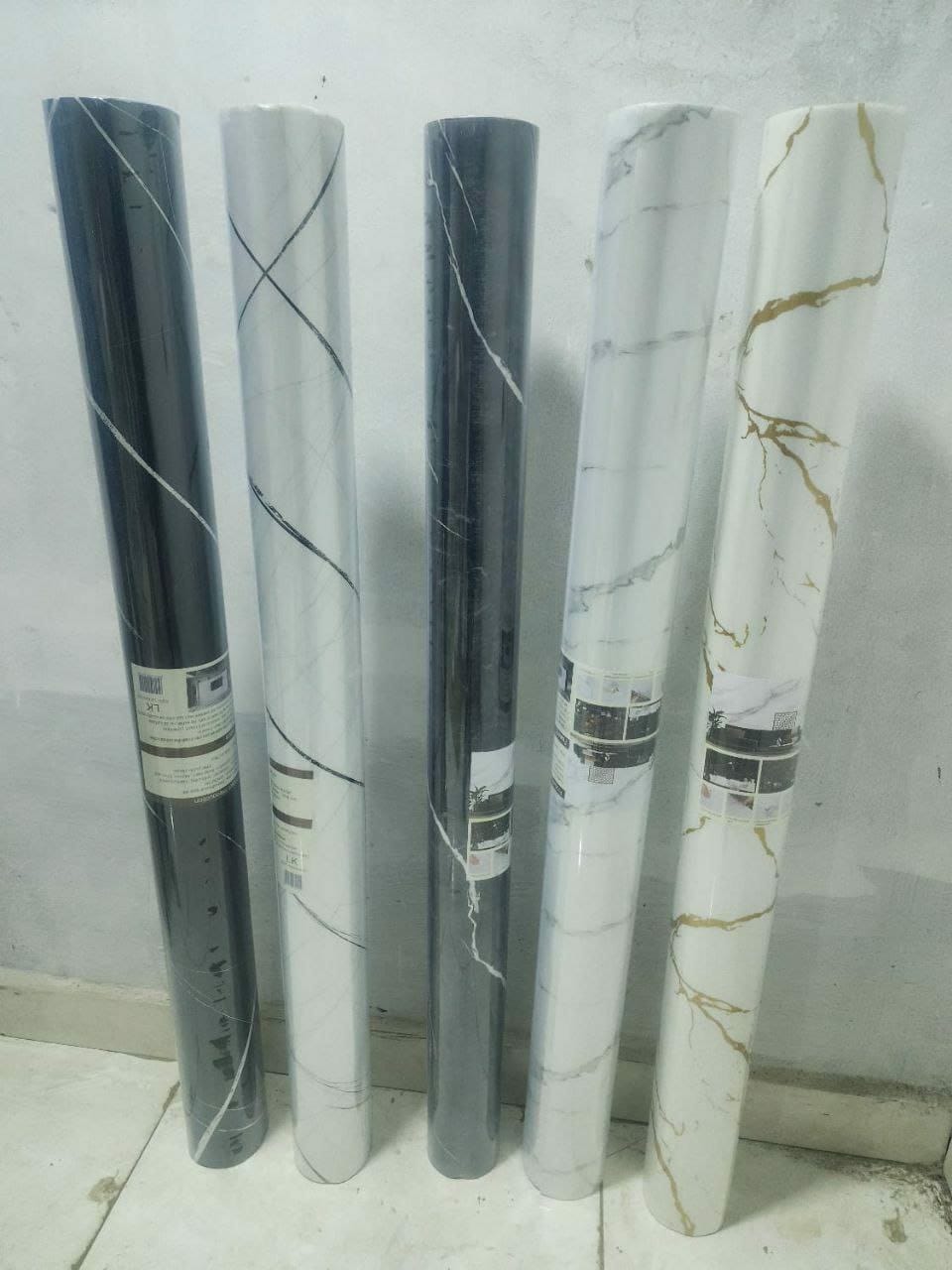 Self-adhesive Marble sticker Paper
Size 1.2*3m
