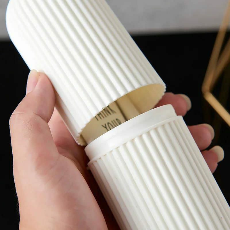 Travel toothbrush holder (round)