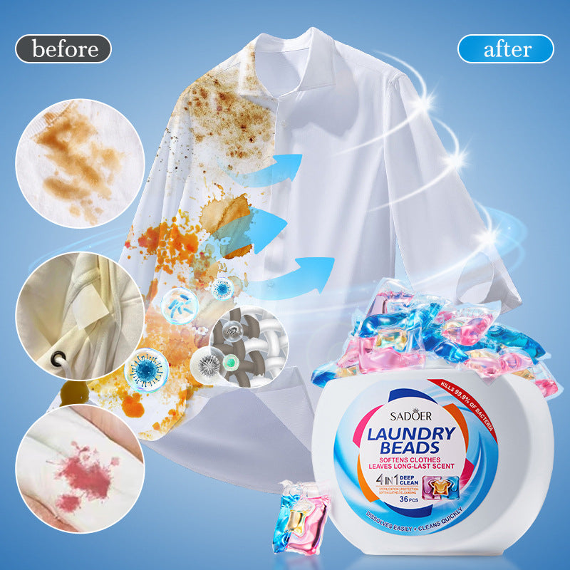 36pcs 4-in-1 Laundry Cleaning Pods