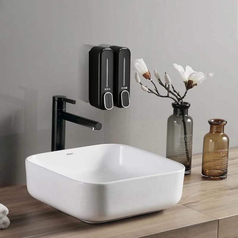 WALL MOUNTED MANUAL PRESS SOAP DISPENSER