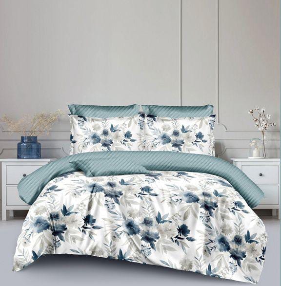 Binded duvet, one bedsheet and two pillowcase size 5*6