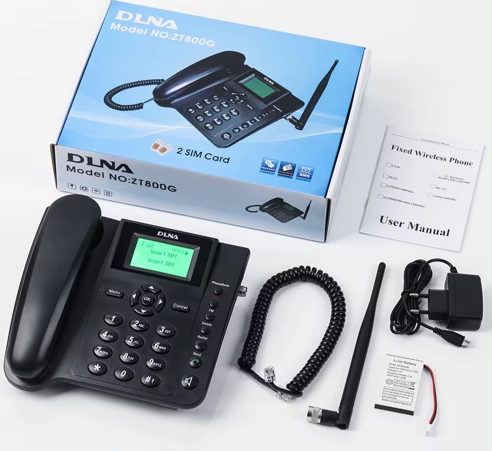 DLNA Model ZT600G wireless desktop telephone