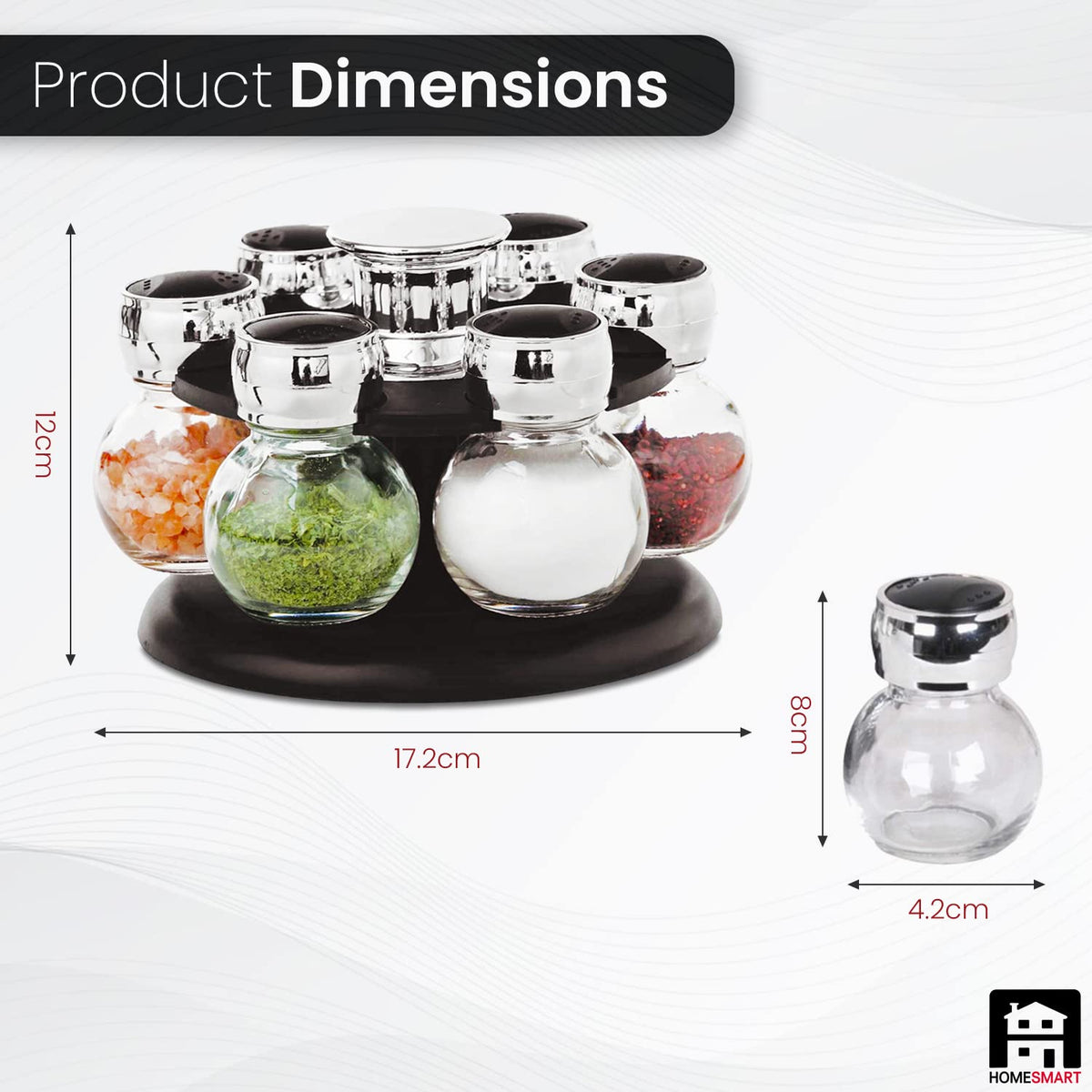 Revolving spice rack