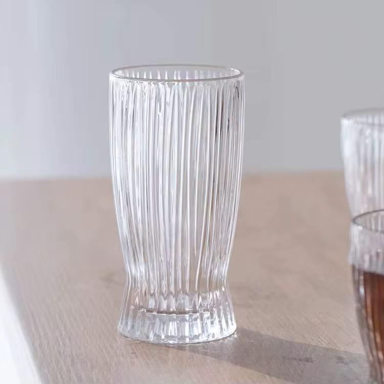 Vertical Stripe Glass Drinkware sets