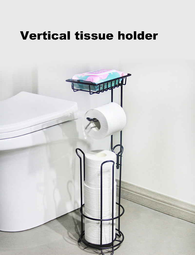 Free Standing Tissue holder 
Toilet Paper Holder Stand
