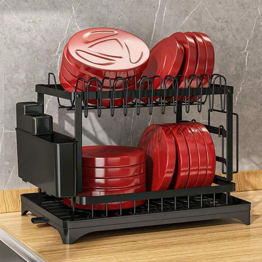 Classy 2 tier dish rack