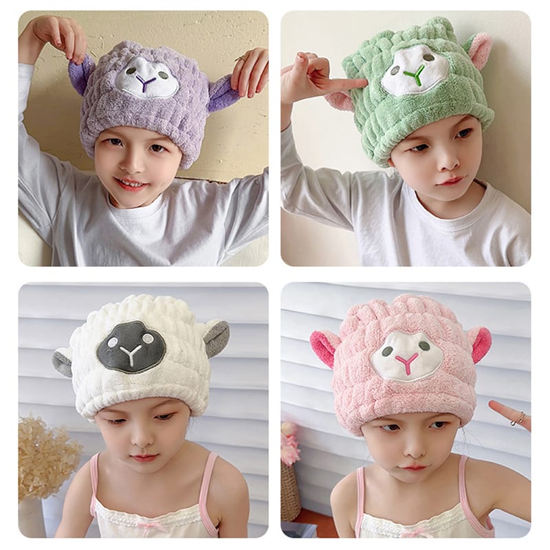 Cute Microfibre Quick Hair Drying Bath Towel