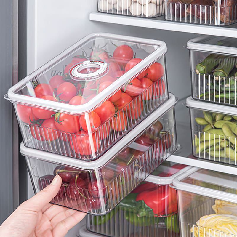 Acrylic Transparent fridge organizer
Set of 3 pcs