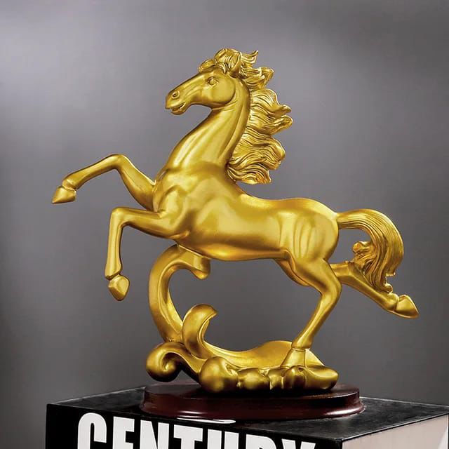Gold decor horse