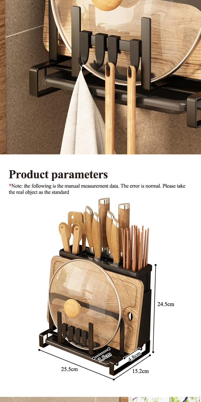 Knife rack Wall hanging kitchen Chop stick