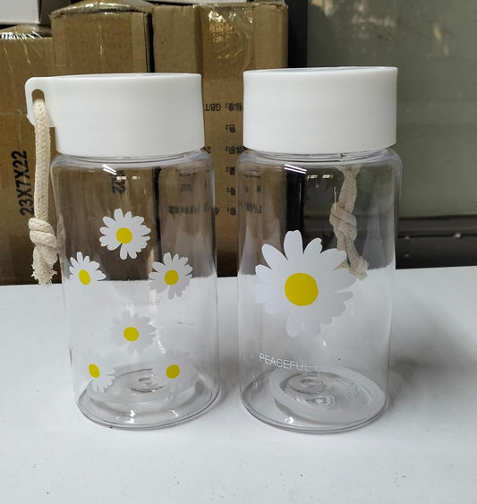 Cute transparent water bottles