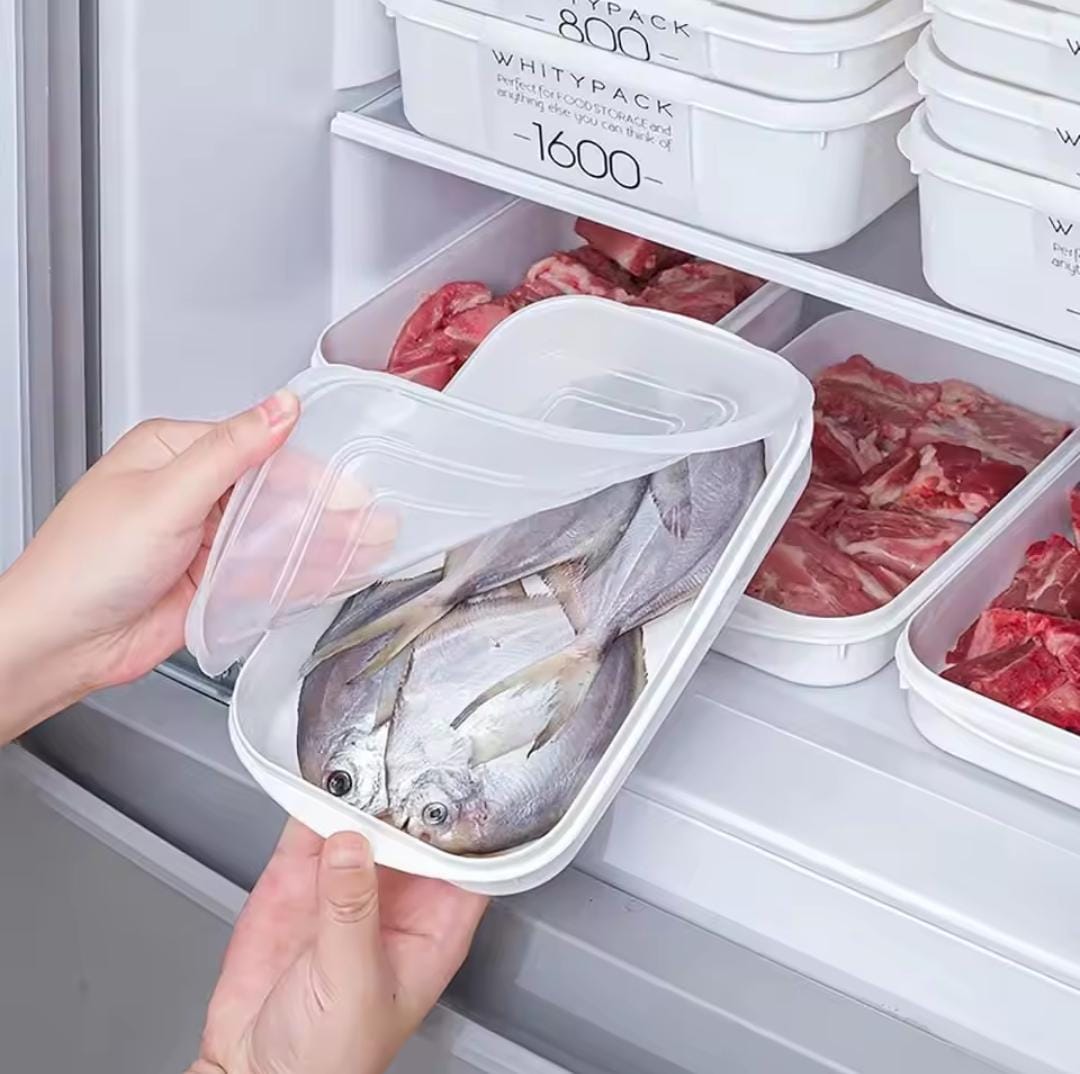 Freezer /fridge stackable food storage containers