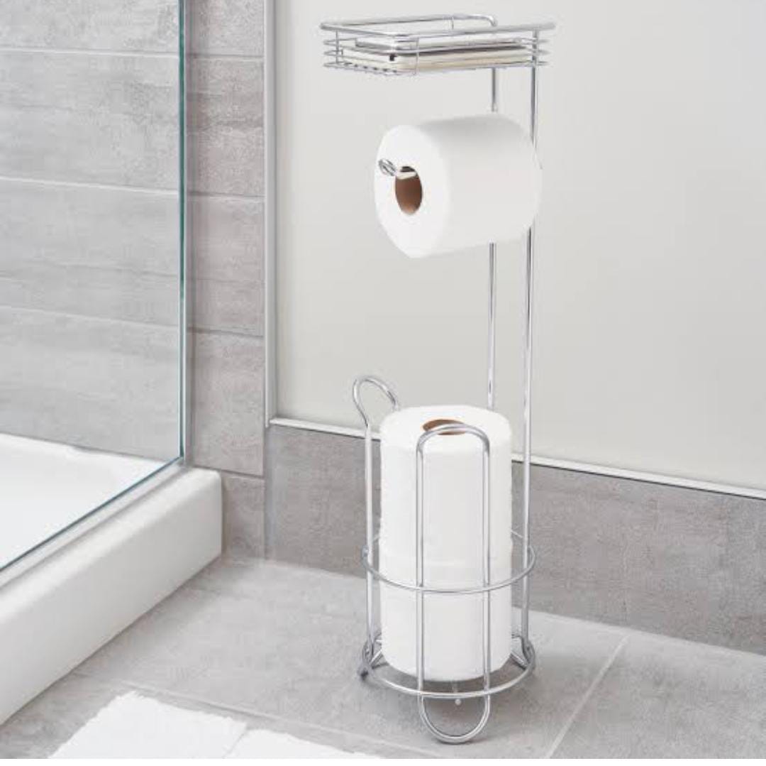 Free Standing Tissue holder 
Toilet Paper Holder Stand