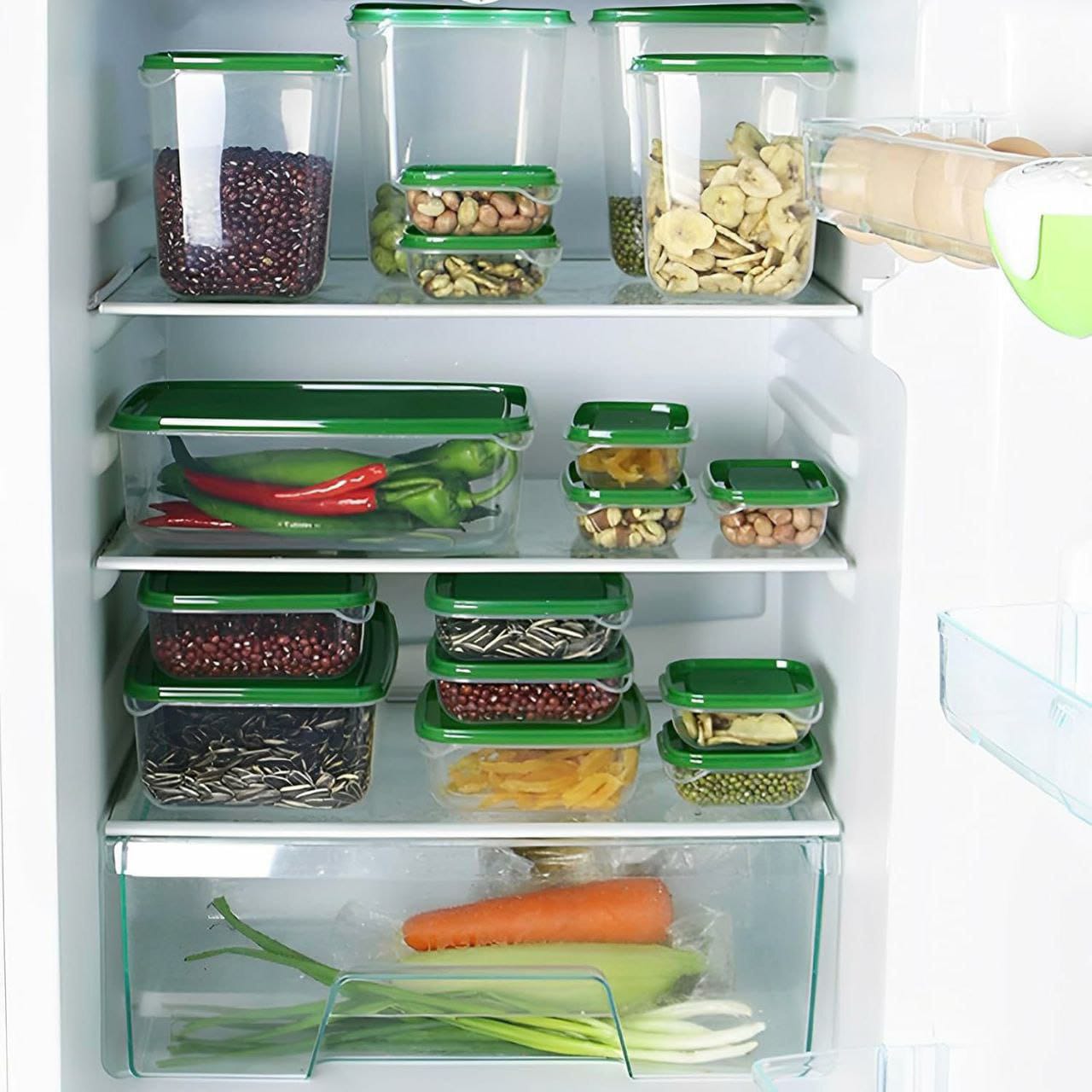 17pcs food storage boxes with  lids