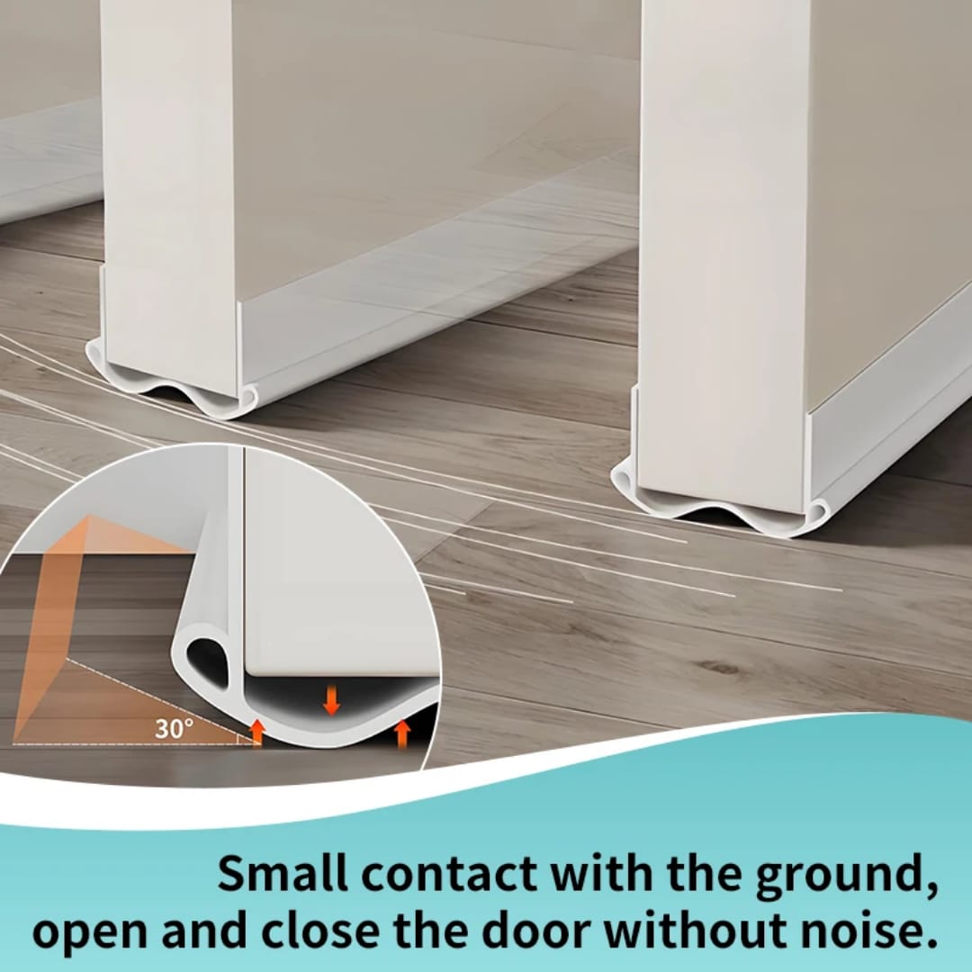 Silicone door strip