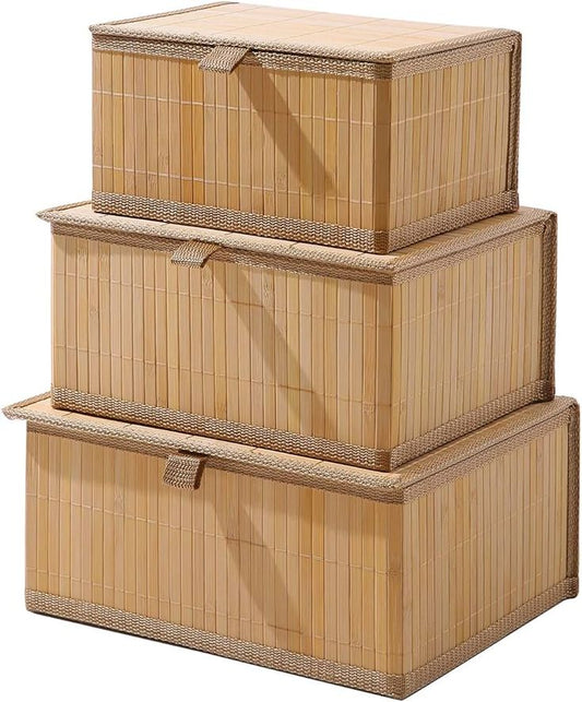 Organising wicker basket with cover