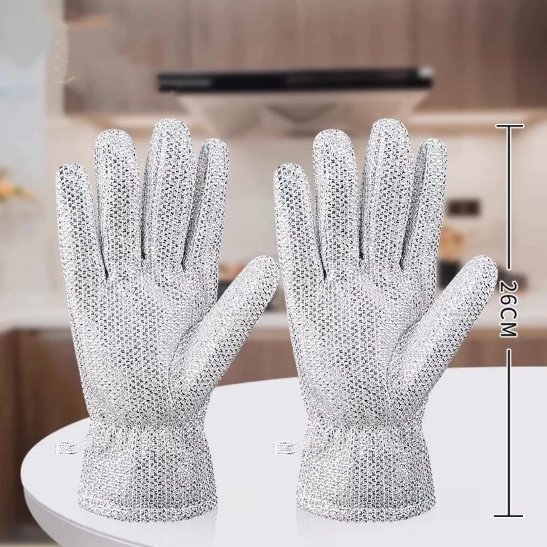 Scrubbing gloves