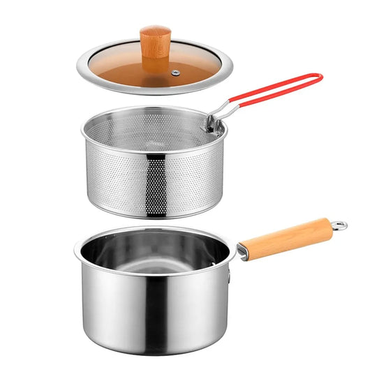 2 in 1 milk frying pot
