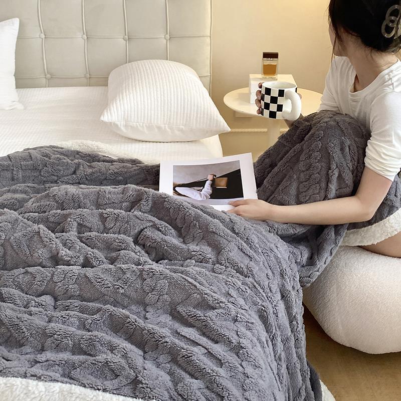 Fleece throw blankets