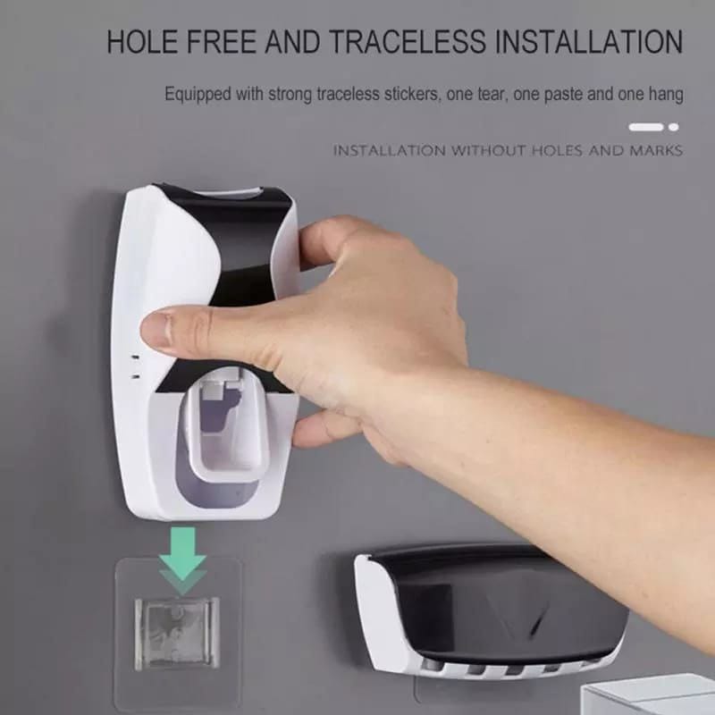 Toothpaste dispenser set