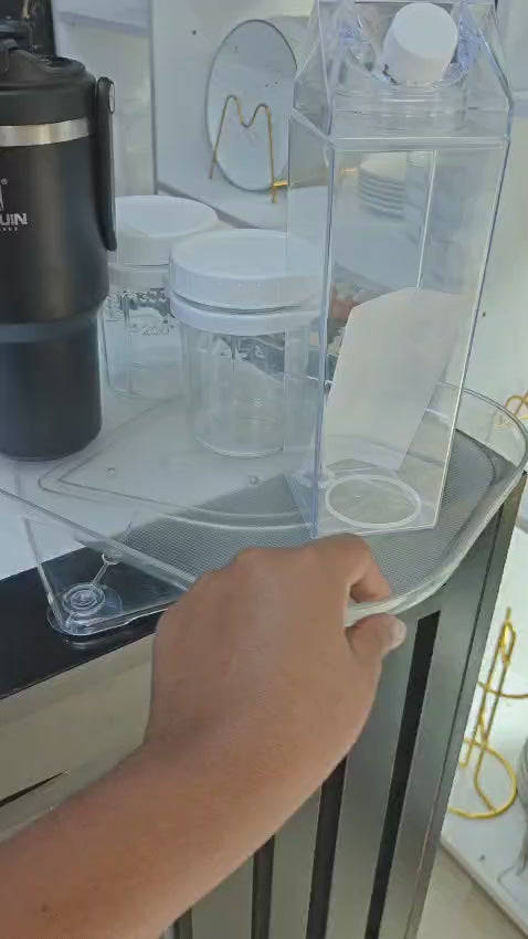 Rectangular lazy Susan