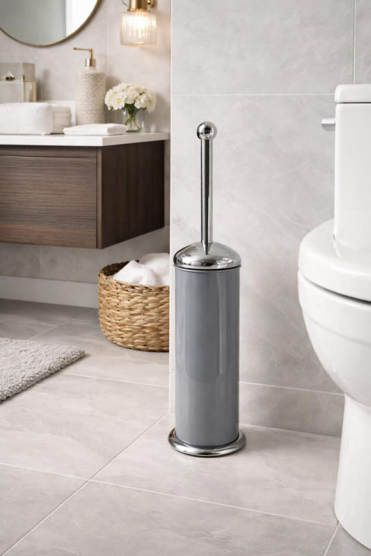 Invisible Metallic Toilet Brush