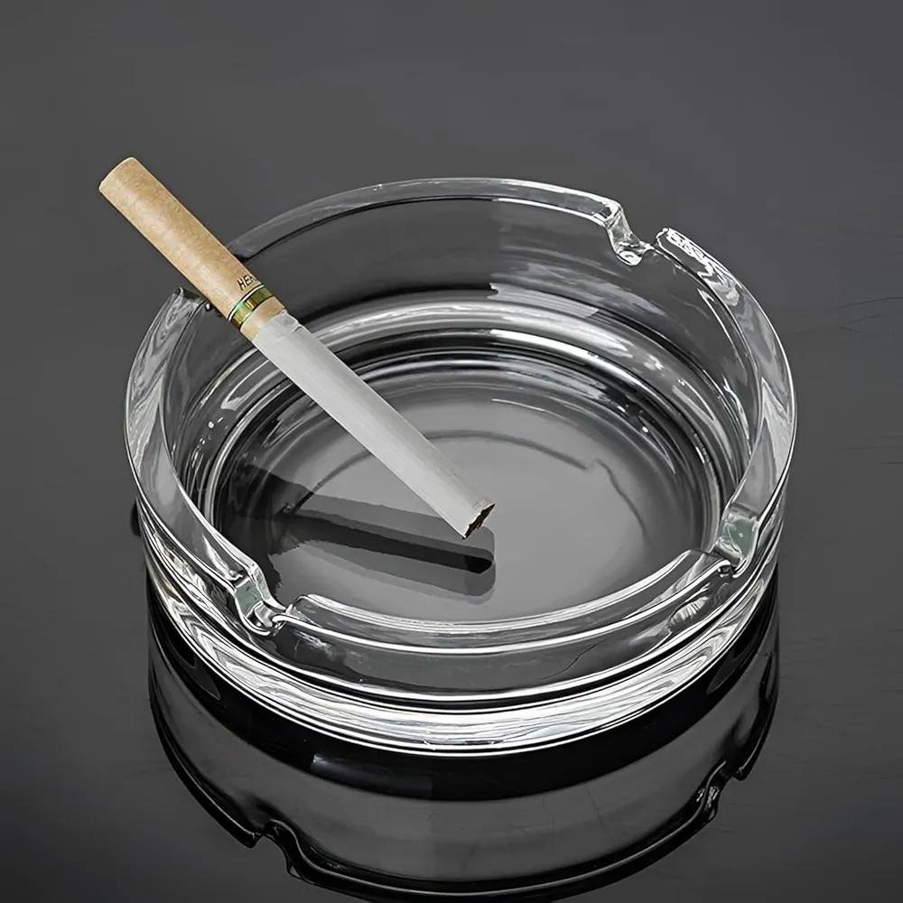 Crystal Clear Glass Ashtray
