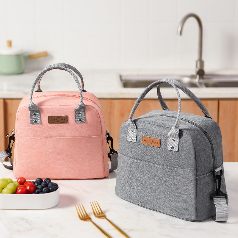 Insulated 9L Large Capacity Lunch Bag  with Adjustable Shoulder Strap