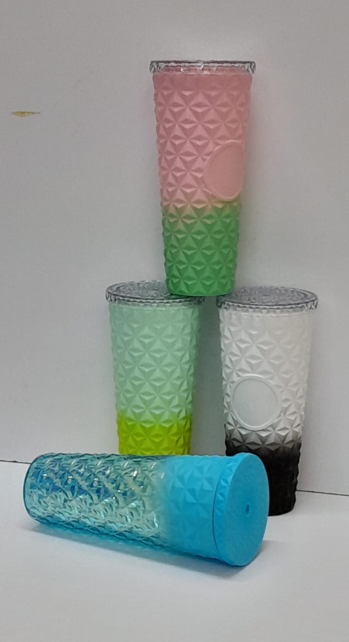 Double walled coloured acrylic Water / Juice  Tumbler
